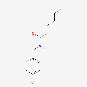 molecular formula C13H18ClNO B11972131 N-(4-Chlorobenzyl)hexanamide CAS No. 303092-22-0