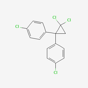 molecular formula C15H10Cl4 B1197217 1,1-Di(4-chlorophenyl)-2,2-dichlorocyclopropane CAS No. 3575-15-3