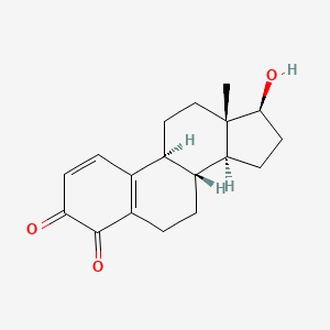 molecular formula C18H22O3 B1197220 Estradiol-3,4-quinone CAS No. 144082-88-2