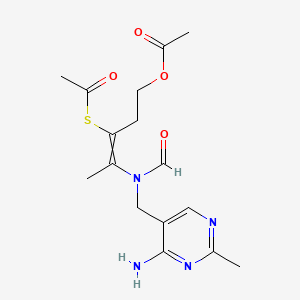 molecular formula C16H22N4O4S B1197223 Acetiamine 