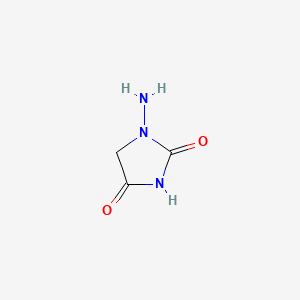 molecular formula C3H5N3O2 B1197227 1-Aminohydantoin CAS No. 6301-02-6