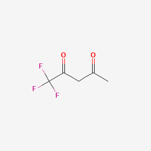 molecular formula C5H5F3O2 B1197229 1,1,1-Trifluoro-2,4-pentanedione CAS No. 367-57-7