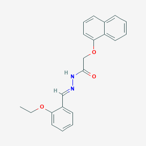 molecular formula C21H20N2O3 B11972516 N'-(2-Ethoxybenzylidene)-2-(1-naphthyloxy)acetohydrazide CAS No. 302910-06-1