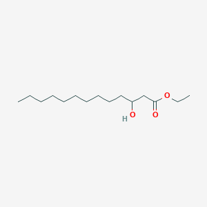 molecular formula C15H30O3 B1197253 Ethyl 3-hydroxytridecanoate CAS No. 107141-15-1