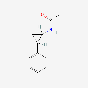 molecular formula C11H13NO B1197256 N-(2-Phenylcyclopropyl)acetamide CAS No. 38954-41-5