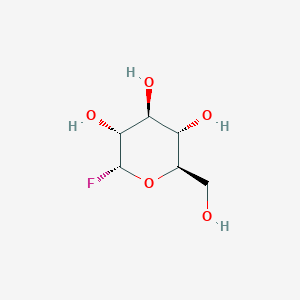 B1197257 alpha-D-Glucopyranosyl fluoride CAS No. 2106-10-7