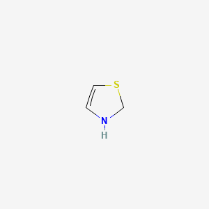 molecular formula C3H5NS B1197258 2,3-Dihydrothiazole CAS No. 6569-17-1