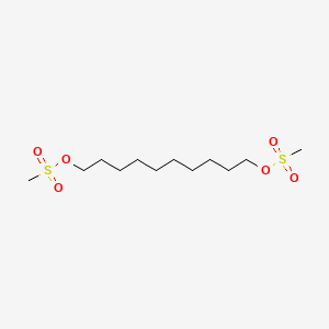 molecular formula C12H26O6S2 B11972634 1,10-Decanediol, dimethanesulfonate CAS No. 32366-73-7