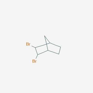 molecular formula C7H10Br2 B11972793 2,3-Dibromo-bicyclo(2.2.1)heptane CAS No. 60154-53-2