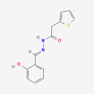 molecular formula C13H12N2O2S B11972808 N'-(2-Hydroxybenzylidene)-2-(2-thienyl)acetohydrazide 