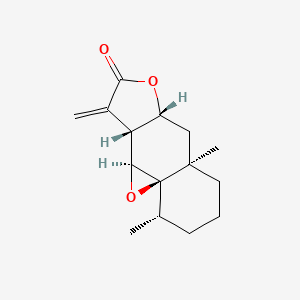 molecular formula C15H20O3 B1197284 5Alpha-Epoxyalantolactone 