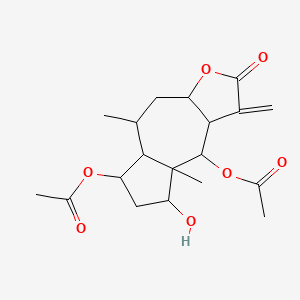 molecular formula C19H26O7 B1197286 Britanin 