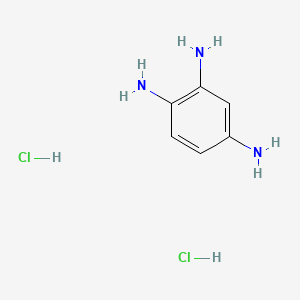 molecular formula C6H11Cl2N3 B1197292 1,2,4-Benzenetriamine dihydrochloride CAS No. 615-47-4