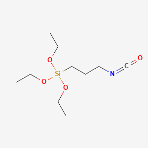 molecular formula C10H21NO4Si B1197299 Triethoxy(3-isocyanatopropyl)silane CAS No. 24801-88-5