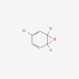molecular formula C6H5BrO B1197308 Bromobenzene-3,4-oxide CAS No. 51981-75-0