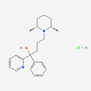 molecular formula C22H31ClN2O B1197313 Pirmenol Hydrochloride CAS No. 61477-94-9