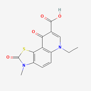 molecular formula C14H12N2O4S B1197314 Tioxacin CAS No. 34976-39-1