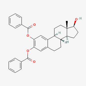molecular formula C32H32O5 B1197317 2-Hydroxyestradiol-2,3-dibenzoate CAS No. 79787-03-4