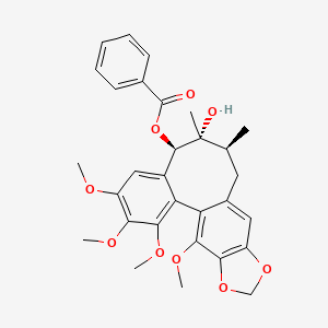 molecular formula C30H32O9 B1197319 Schizandrer A CAS No. 82042-38-4