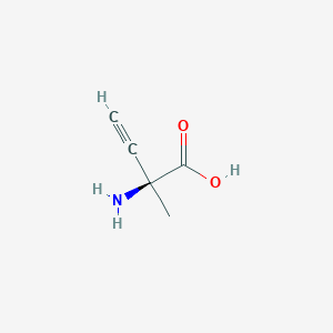 molecular formula C5H7NO2 B119732 2-Ethynyl-D-alanine CAS No. 151074-96-3