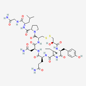 molecular formula C43H65N11O13S2 B1197323 Oxhmpa CAS No. 35924-96-0