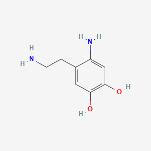 molecular formula C8H12N2O2 B1197325 6-Aminodopamine CAS No. 38411-80-2