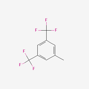 molecular formula C9H6F6 B1197328 3,5-Bis(trifluoromethyl)toluene CAS No. 75462-61-2