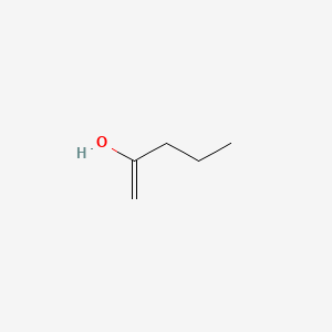 molecular formula C5H10O B1197329 1-Pentene-2-ol CAS No. 61923-56-6