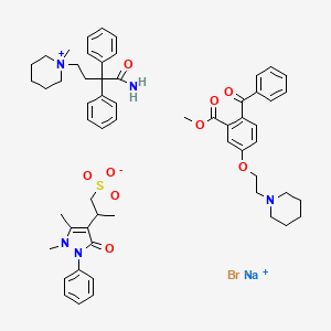 molecular formula C58H71BrN5NaO9S B1197338 Algifen CAS No. 8060-71-7