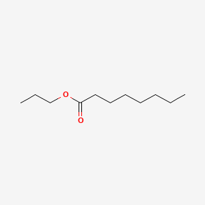 molecular formula C11H22O2 B1197341 Propyl octanoate CAS No. 624-13-5