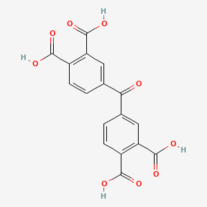 molecular formula C17H10O9 B1197349 Benzophenonetetracarboxylic acid CAS No. 2479-49-4