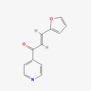 molecular formula C12H9NO2 B11973535 3-Furan-2-YL-1-pyridin-4-YL-propenone CAS No. 18551-01-4