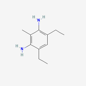 molecular formula C11H18N2 B1197360 1,3-Benzenediamine, 4,6-diethyl-2-methyl- CAS No. 2095-01-4