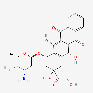 molecular formula C26H27NO10 B1197368 Medorubicin CAS No. 64314-52-9
