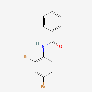 molecular formula C13H9Br2NO B11973681 N-(2,4-dibromophenyl)benzamide 