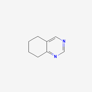 molecular formula C8H10N2 B1197369 5,6,7,8-Tetrahydroquinazoline CAS No. 5632-33-7