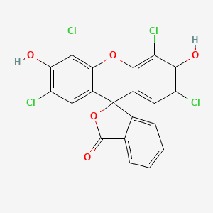molecular formula C20H8Cl4O5 B1197380 2',4',5',7'-Tetrachlorofluorescein CAS No. 2320-38-9