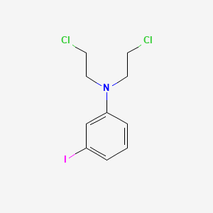 B1197382 N,N-Bis(2-chloroethyl)-3-iodoaniline CAS No. 24813-14-7