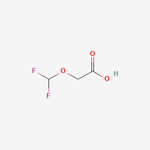molecular formula C3H4F2O3 B1197383 2-(Difluoromethoxy)acetic acid CAS No. 29101-99-3