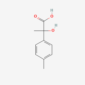molecular formula C10H12O3 B1197386 2-Hydroxy-2-(p-tolyl)propanoic acid CAS No. 56031-84-6