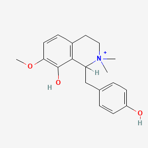 molecular formula C19H24NO3+ B1197391 Oblongine CAS No. 152230-57-4