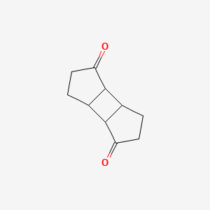 molecular formula C10H12O2 B11973955 tricyclo[5.3.0.02,6]decane-3,8-dione CAS No. 28289-70-5
