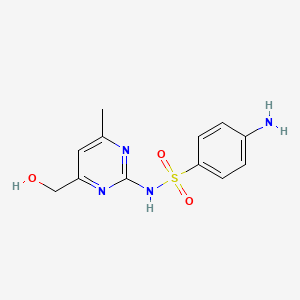 molecular formula C12H14N4O3S B1197401 6-Hydroxymethylsulfadimidine CAS No. 51395-20-1
