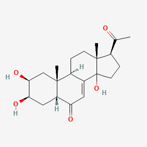 molecular formula C21H30O5 B1197410 后甾酮 CAS No. 10162-99-9