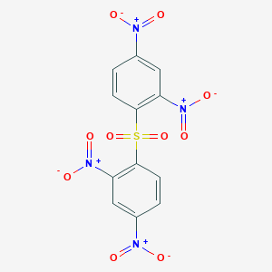 molecular formula C12H6N4O10S B11974216 2,4-Dinitrophenyl sulfone CAS No. 2486-12-6