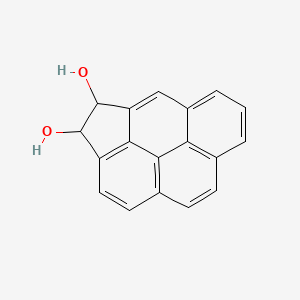 molecular formula C18H12O2 B1197425 3,4-Dihydrocyclopenta(cd)pyrene-3,4-diol CAS No. 158570-62-8