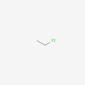 molecular formula C2H5Cl B1197429 Chloroethane CAS No. 75-00-3