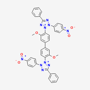molecular formula C40H30N10O6+2 B1197430 Nitroblue tetrazolium CAS No. 7695-60-5