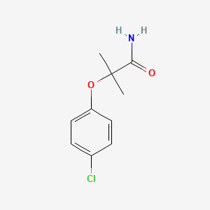 molecular formula C10H12ClNO2 B1197446 2-(4-Chlorophenoxy)-2-methylpropanamide CAS No. 5658-61-7
