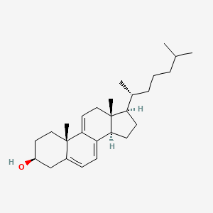 molecular formula C27H42O B1197456 Cholesta-5,7,9(11)-trien-3-ol, (3beta)- CAS No. 51982-45-7